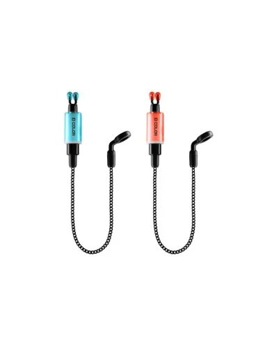 Delphin COLOR Kettenbissanzeiger Set Blau und Rot 2 Stück-Bissanzeiger & Bobbins-JJ-Fishing