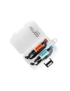 Delphin COLOR Kettenbissanzeiger Set Blau und Rot 2 Stück-Bissanzeiger & Bobbins-JJ-Fishing 2