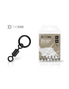 Delphin TheEND RingS mini Mikro-Wirbel mit Ring 10 Stück Größe 13-Endtackle-JJ-Fishing