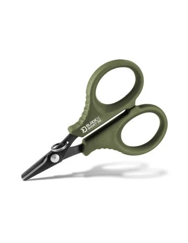 Delphin BladeX 9,5cm Short SS Scissors Geriffelte Schere Angelscheere Ultra Scharf-Angelzubehör-JJ-Fishing