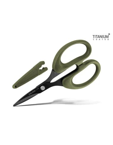 Delphin BladeX 12cm Long Titan Scissors Geriffelte Schere Angelscheere Ultra Scharf-Angelzubehör-JJ-Fishing