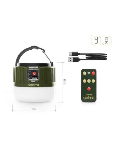 Delphin SVITA 4W 180lm 3600mAh Campinglampe mit Fernbedienung Bivvy Light-Zeltlampen-JJ-Fishing