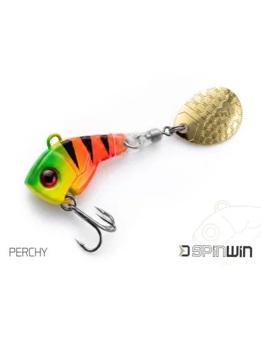Delphin SpinWIN 12g PERCHY Jig Spinner Vibrationsköder Barsch Magnet-Blinker / Spinnköder-JJ-Fishing