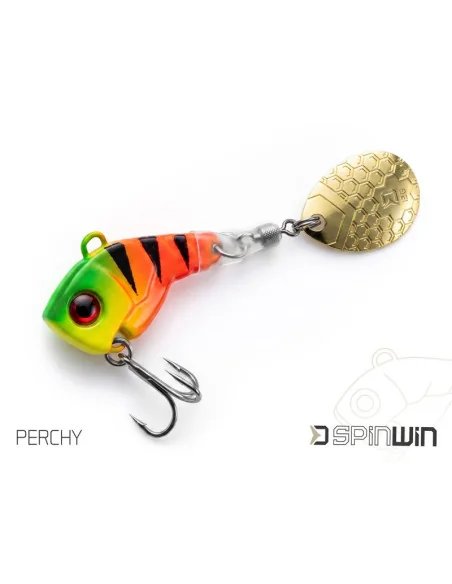 Delphin SpinWIN 12g PERCHY Jig Spinner Vibrationsköder Barsch Magnet-Blinker / Spinnköder-JJ-Fishing