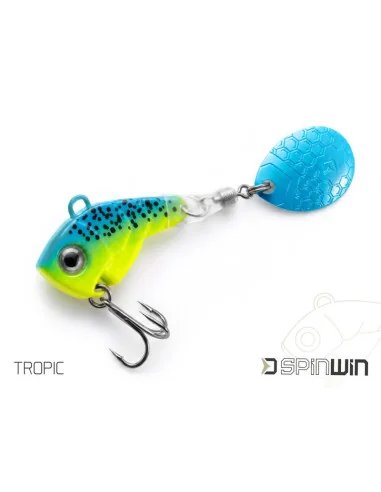 Delphin SpinWIN 7,5g TROPIC Jig Spinner Vibrationsköder Barsch Magnet-Blinker / Spinnköder-JJ-Fishing