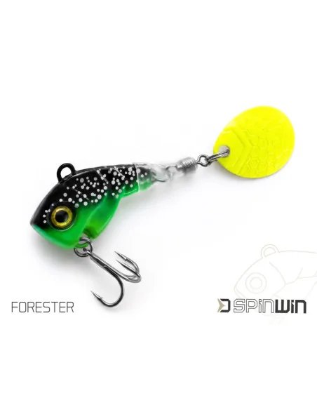 Delphin SpinWIN 7,5g FORESTER Jig Spinner Vibrationsköder Barsch Magnet-Blinker / Spinnköder-JJ-Fishing