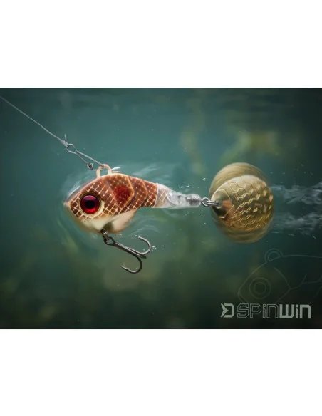 Delphin SpinWIN 7,5g DANGER Jig Spinner Vibrationsköder Barsch Magnet-Blinker / Spinnköder-JJ-Fishing