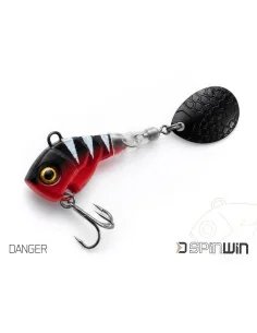 Delphin SpinWIN 7,5g DANGER Jig Spinner Vibrationsköder Barsch Magnet-Blinker / Spinnköder-JJ-Fishing