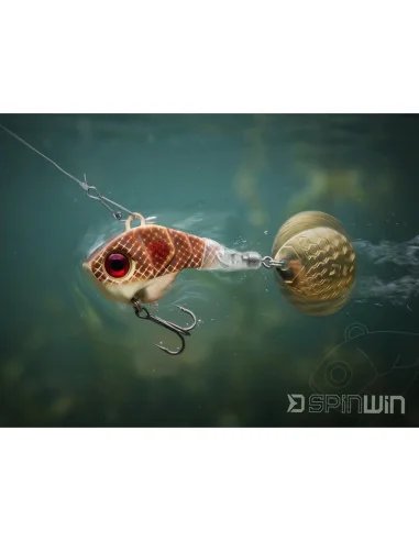 Delphin SpinWIN 7,5g BOOTY Jig Spinner Vibrationsköder Barsch Magnet-Blinker / Spinnköder-JJ-Fishing