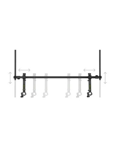 Delphin REAXE UniFIX DUO Halter Front und Back Method Feeder Rutenhalter für Angelsessel-Angelzubehör-JJ-Fishing