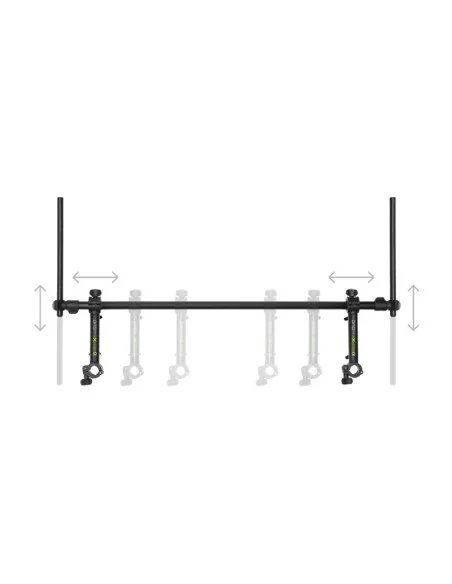 Delphin REAXE UniFIX DUO Halter Front und Back Method Feeder Rutenhalter für Angelsessel-Angelzubehör-JJ-Fishing