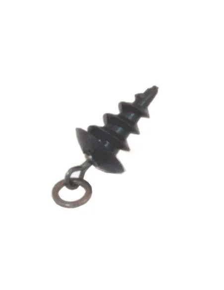 PB Products Ring Bait Screw 360 schwarz 10 Stück-Vorfachmaterial & Montage-Zubehör-JJ-Fishing