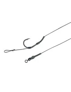 Mivardi EASY Black 1 Classic Boilie Rig mit Swivel Karpfen Vorfach 2 Stück-Vorfächer-JJ-Fishing 2