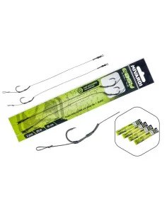 Mivardi EASY Black 2 Classic Boilie Rig mit Swivel Karpfen Vorfach 2 Stück-Vorfächer-JJ-Fishing