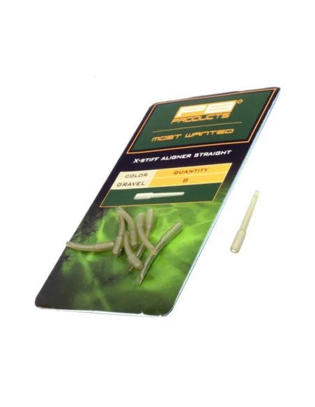 PB Products X-Stiff Aligner Straight Gravel 8 Stück-Vorfachmaterial & Montage-Zubehör-JJ-Fishing
