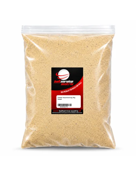 BSA Feeder Hausmischung SWEET 3Kg Method Feeder Groundbait Baitservice Austria-Groundbait & Partikelfutter-JJ-Fishing