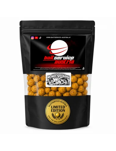 BSA Premium Range Monkey Banana by JJ-Fishing 20mm Boilies 1Kg Baitservice Austria-Boilies-JJ-Fishing