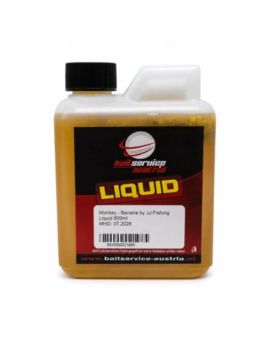 BSA Liquid Monkey Banana by JJ-Fishing 500ml Kanister PVA Friendly Extra Intensiv Baitservice Austria-Liquids-JJ-Fishing