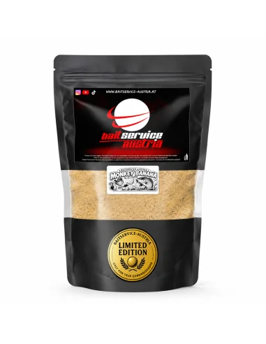 BSA Stick Mix Monkey Banana 1Kg PVA Mix Baitservice Austria-Groundbait & Partikelfutter-JJ-Fishing