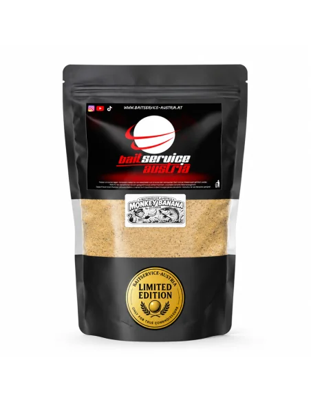 BSA Stick Mix Monkey Banana 1Kg PVA Mix Baitservice Austria-Groundbait & Partikelfutter-JJ-Fishing