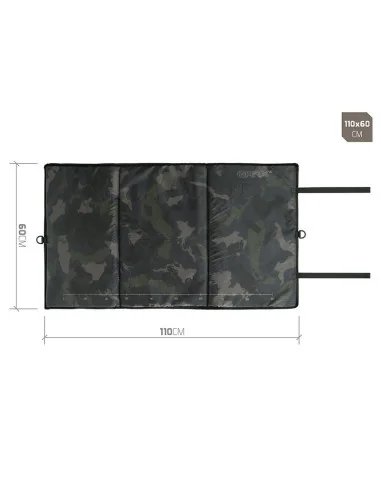 Delphin CarpMAT BANX Camo Fischmatte, 110x60cm Abhakmatte-Abhakmatten & Wiegeschlingen-JJ-Fishing