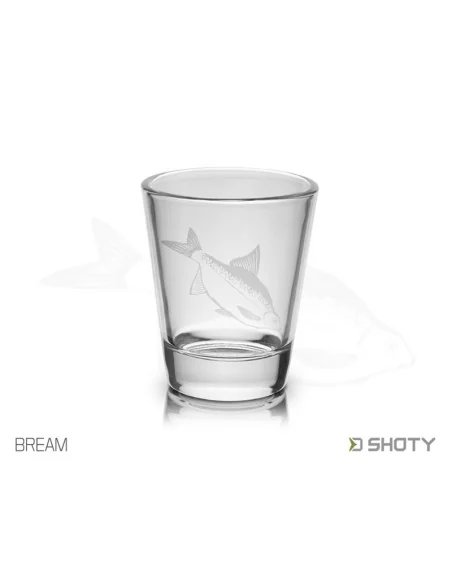 Delphin SHOTY 6in1 6x55ml Glasbecher-Set Schnapsglas Stamperl mit Fisch Design-Diverse Geschenkideen-JJ-Fishing