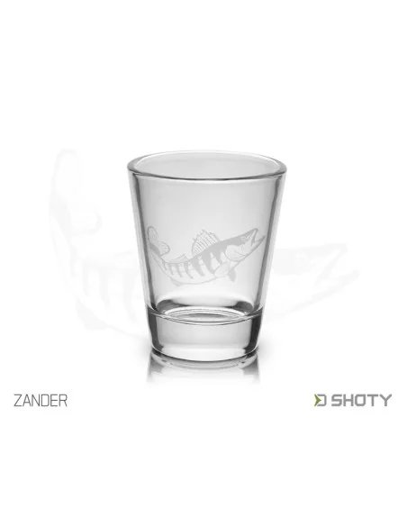 Delphin SHOTY 6in1 6x55ml Glasbecher-Set Schnapsglas Stamperl mit Fisch Design-Diverse Geschenkideen-JJ-Fishing