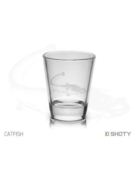 Delphin SHOTY 6in1 6x55ml Glasbecher-Set Schnapsglas Stamperl mit Fisch Design-Diverse Geschenkideen-JJ-Fishing