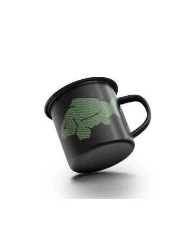 Delphin CARPO 350ml Emaillierte Tasse Angel Becher mit Karpfen-Outdoor Cooking-JJ-Fishing