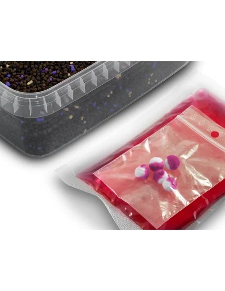 Delphin Reaxe Mulberry & Plum READY&GO 400g Pellet Box mit Liquid und Wafter-Wafters-JJ-Fishing