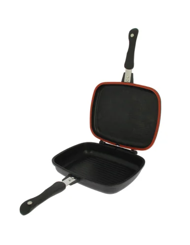 NGT Double Grill Pan Grillpfanne Camping Pfanne mit Dichtung-Outdoor Cooking-JJ-Fishing