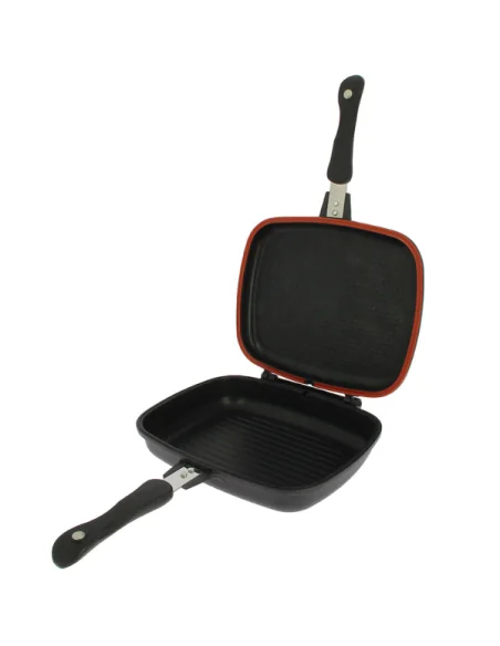 NGT Double Grill Pan Grillpfanne Camping Pfanne mit Dichtung-Outdoor Cooking-JJ-Fishing