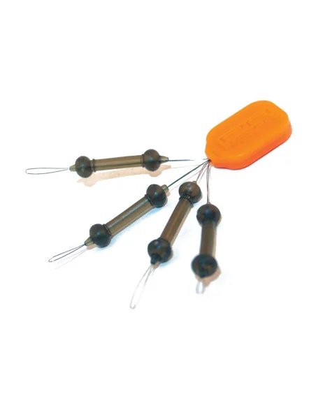 PB Products Heli-Chod Rubber & Beads X-Small Weed 4 pieces-Lead-JJ-Fishing