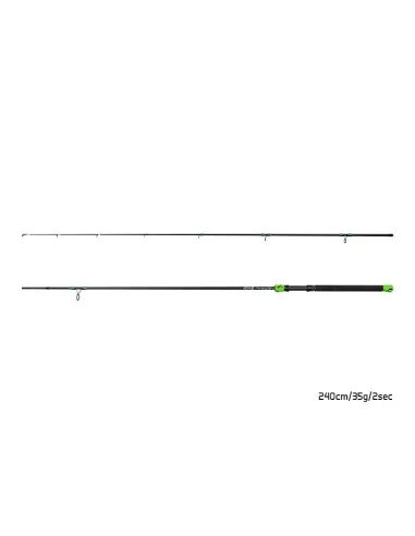 Delphin GreenCODE Hard 240cm 50g Spinnrute Angelrute Long Cast-Ruten-JJ-Fishing