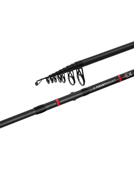 Delphin PocketROCKET 210cm 5-35g Teleskop Angelrute Extreme Kleines Packmaß Spinnrute Feeder Karpfen-Ruten-JJ-Fishing
