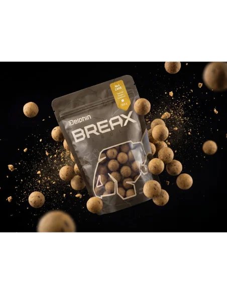 Delphin BreaX NutCAKE 24mm Tigernuss - Scopex - Sweet Corn 300g Prämium Hook Baits Boilies-Köder-JJ-Fishing