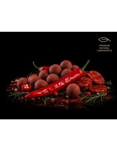 Delphin BreaX HotHELL 20mm Robin Red-Chilli- Sausage 300g Prämium Hook Baits Boilies-Köder-JJ-Fishing
