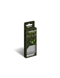 Delphin Braided Sting 8 Method Feeder Vorfach 8cm 0,14mm Geflochten 10 Stück Chinu Hook-Method Feeder-JJ-Fishing 2