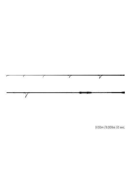 Delphin INKED Carp 10Ft 300cm 3.0lbs Limited Edition Karpfen Angelrute 2 Teilig Black Edition-Karpfenruten-JJ-Fishing