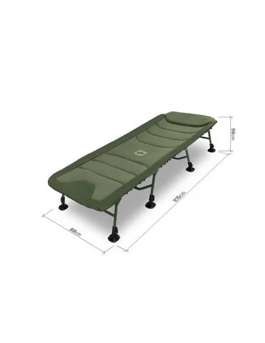 Delphin ErgoCARP Bedchair - Maximale Komfort und Stabilität für Angler-Angelliegen & Angelstühle-JJ-Fishing