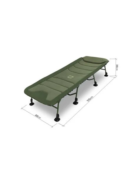 Delphin ErgoCARP Bedchair - Maximale Komfort und Stabilität für Angler-Angelliegen & Angelstühle-JJ-Fishing