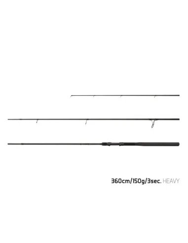 Delphin MAGMA REAXE 30T 12Ft 360cm 150g 3 Teilig Method Feeder Profi Angelrute Long Range-Method Feeder-JJ-Fishing