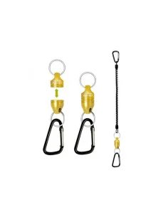 Delphin PWR Keschersicherung mit Karabiner und Magnetischer Kupplung 3,5Kg Tragkraft-Tackle & Co-JJ-Fishing