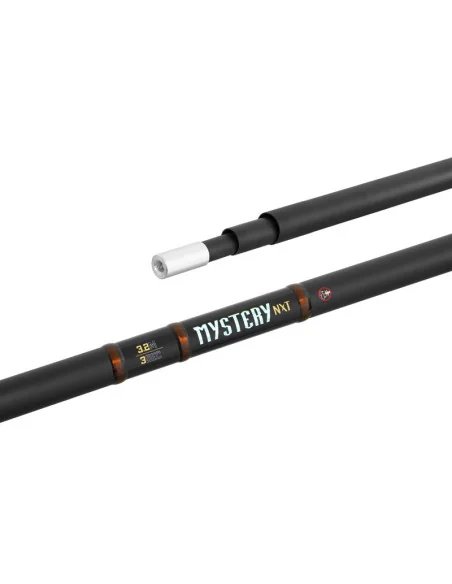 Delphin MYSTERY NXT 260cm Method Feeder Kescherstab Landing Net Handle Teleskopierbar Carbon-Kescher & Kescherzubehör-JJ-Fishing