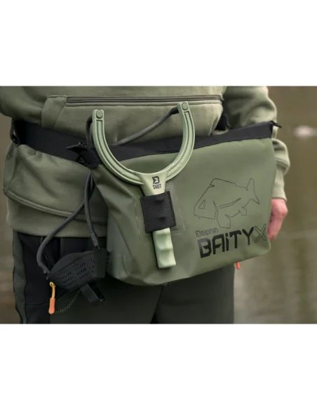 Delphin BAITYX Boilie Feeder-Bauchtasche Angeltasche Wasserdicht Bait Carry Bag-Method Feeder-JJ-Fishing