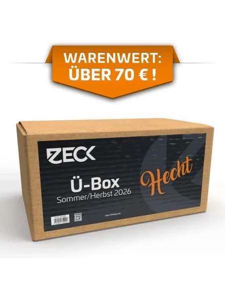 Zeck Fishing Ü-Box Hecht Sommer & Herbst 2026 Wert € 75,65 Überraschungsbox für Barschangler-Köder-JJ-Fishing