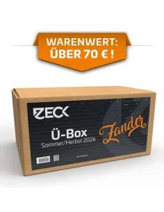 Zeck Fishing Ü-Box Zander Sommer & Herbst 2026 Wert € 70,65 Überraschungsbox für Barschangler-Köder-JJ-Fishing 2