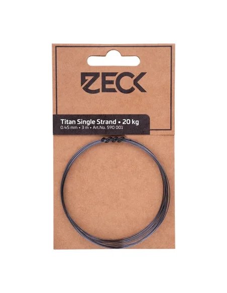 Zeck Fishing Titan Single Strand 20kg 3m Vorfachmaterial Spinnfischen-Vorfachmaterial & Montage-Zubehör-JJ-Fishing