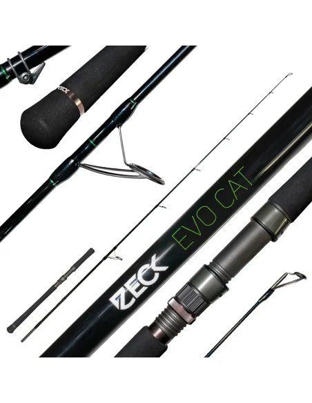 Zeck Cat Evo Cat Spin 217cm 100g Wels Spinnrute Raubfischrute Prämium-Spinnruten-JJ-Fishing