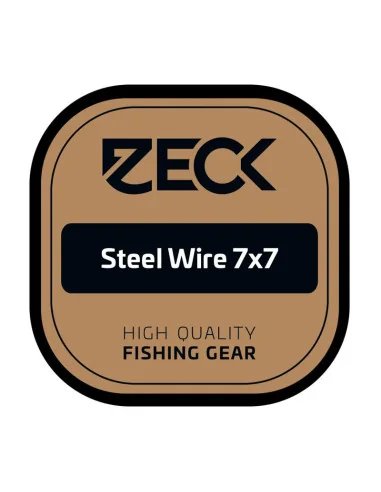 Zeck Fishing 7x7 Steel Wire 10.5kg 5m Super Soft Stahlvorfach Draht Reflektionsarm Raubfischvorfach Spinnfischen-Vorfächer-JJ...
